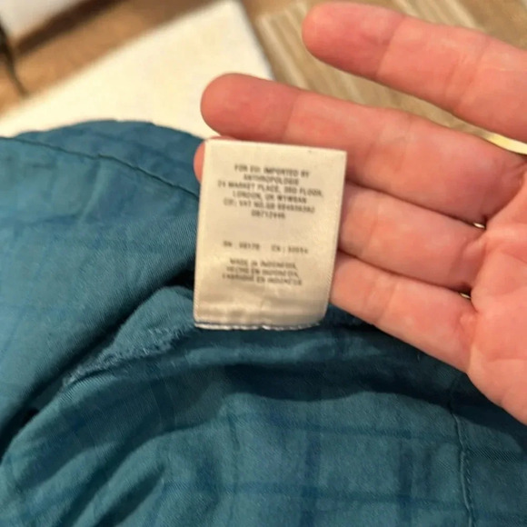 Maeve by Anthropologie Teal Button-Down Sleeveless Top - Picture 6 of 6